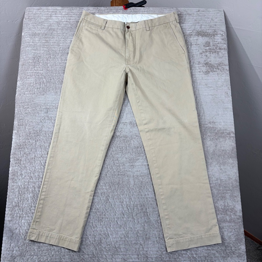 Polo Ralph Lauren Suffield Pant Mens 36x32 Tan Khaki Cotton Chino Trousers